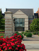 beetography > Engineering building with roses blooming